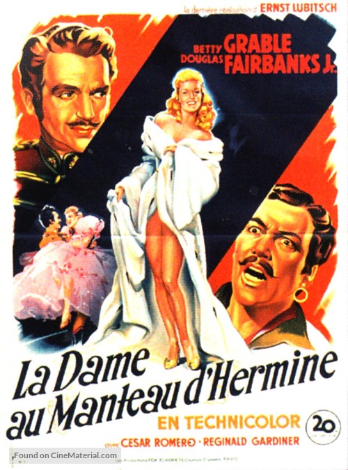 That Lady in Ermine - French Movie Poster