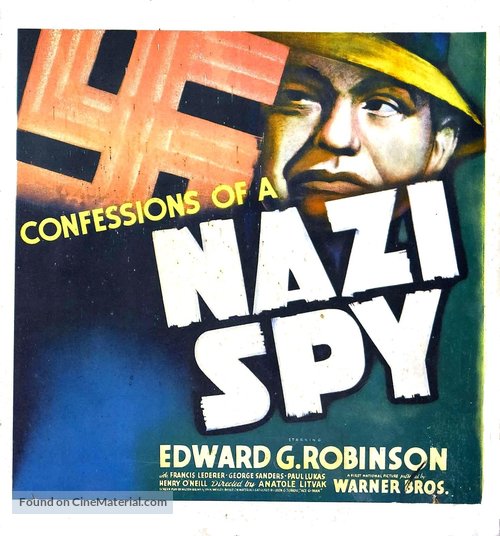 Confessions of a Nazi Spy - Movie Poster