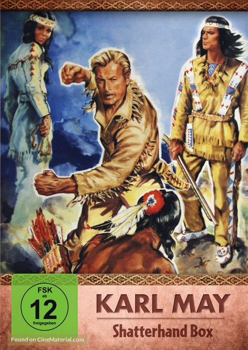 Winnetou und Shatterhand im Tal der Toten - German DVD movie cover