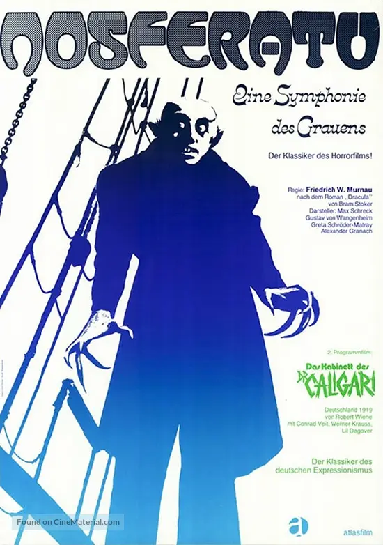Nosferatu Eine Symphonie Des Grauens 1922 German Movie Poster