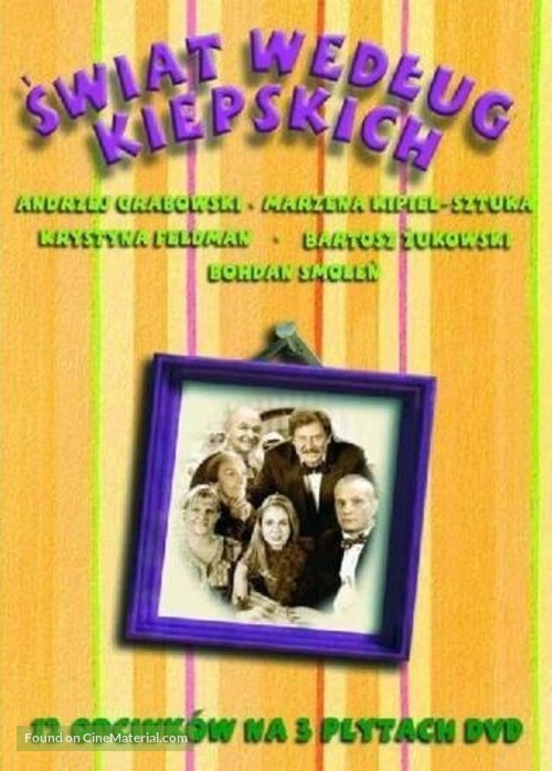 &quot;Swiat wedlug Kiepskich&quot; - Polish DVD movie cover