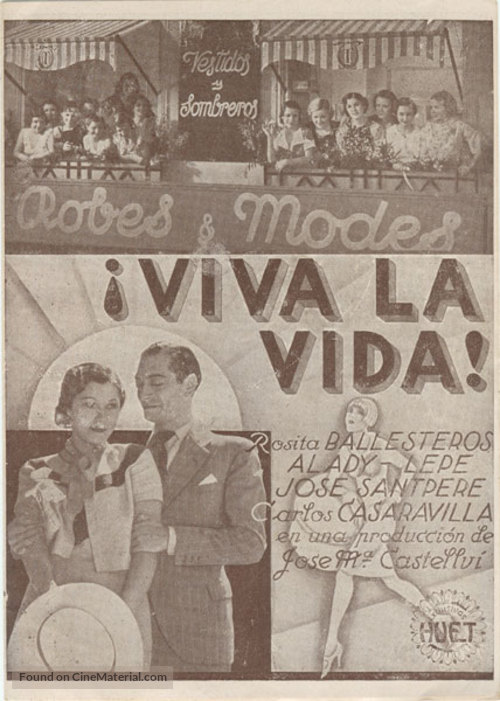 Viva la vida - Spanish Movie Poster