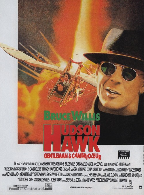Hudson Hawk - French Movie Poster