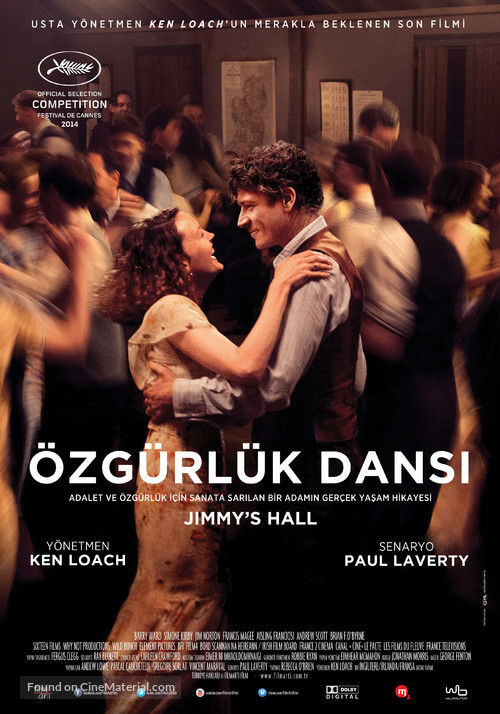 Jimmy&#039;s Hall - Turkish Movie Poster