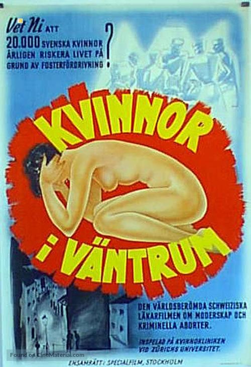 Kvinnor i v&auml;ntrum - Swedish Movie Poster