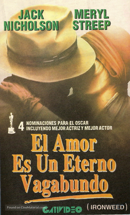 Ironweed - Argentinian Movie Cover