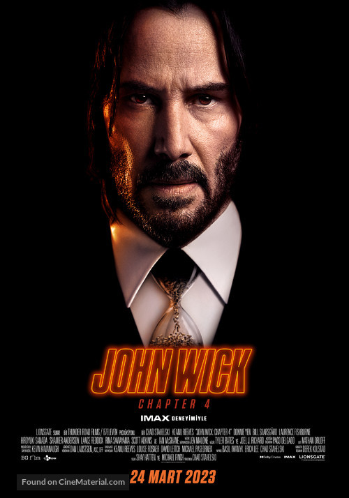 John Wick: Chapter 4 - Turkish Movie Poster