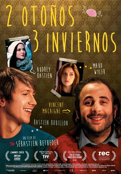 2 automnes 3 hivers - Spanish Movie Poster