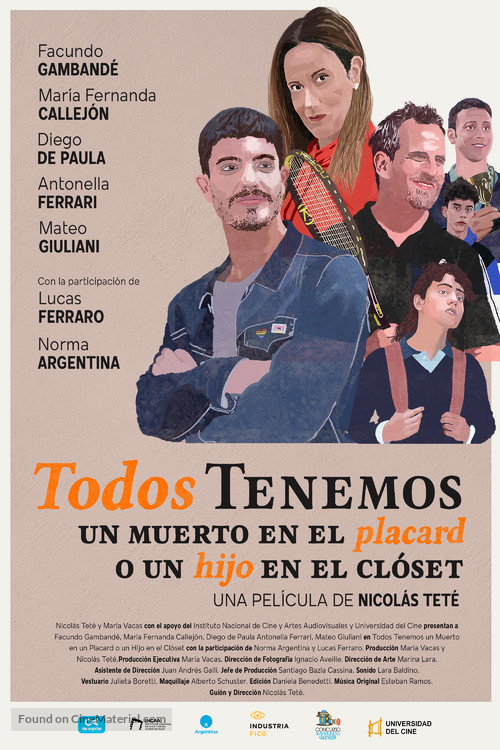 Todos tenemos un muerto en el placard o un hijo en el closet - Argentinian Movie Poster