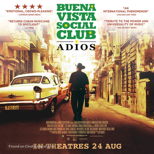 Buena Vista Social Club Adios - Singaporean Movie Poster