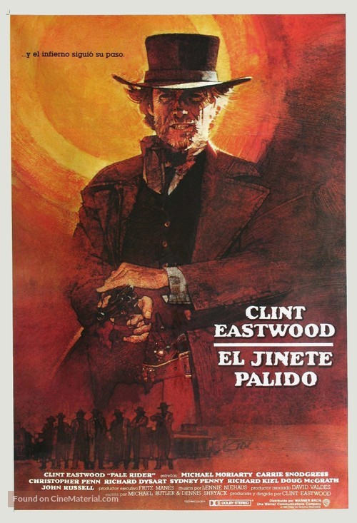 Pale Rider - Argentinian Movie Poster