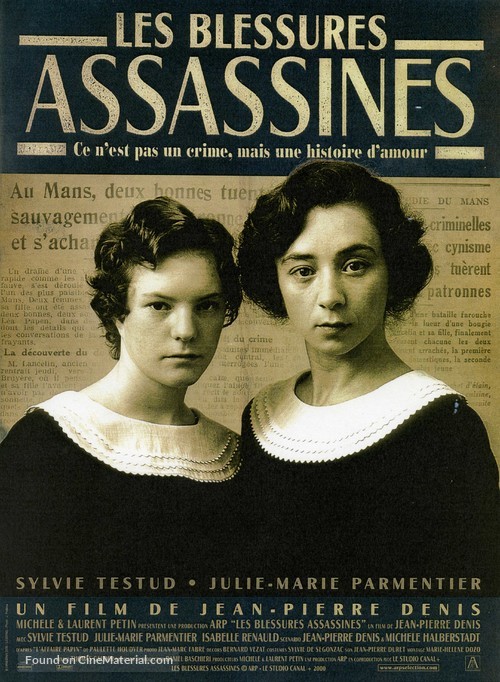 Les blessures assassines - French Movie Poster