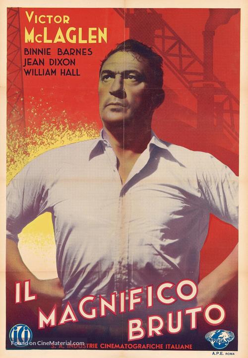 Magnificent Brute - Italian Movie Poster