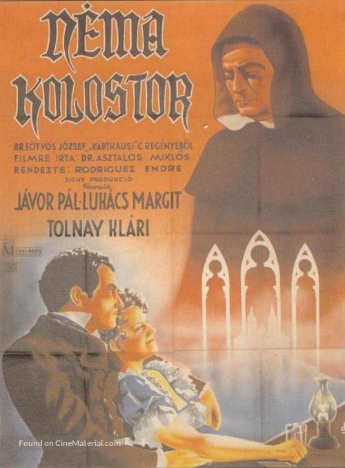 N&eacute;ma kolostor - Hungarian Movie Poster