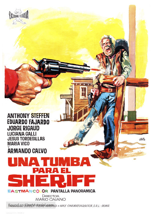 Una bara per lo sceriffo - Spanish Movie Poster