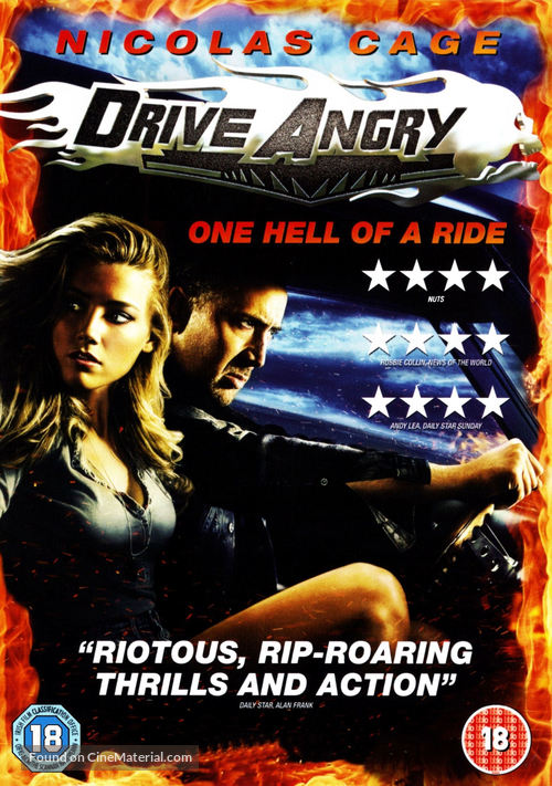 Drive Angry - British DVD movie cover