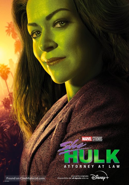 &quot;She-Hulk: Attorney at Law&quot; - Italian Movie Poster