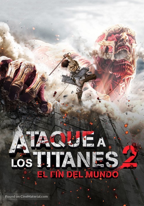 Shingeki no kyojin: Attack on Titan - End of the World - Spanish Movie Cover