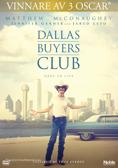 Dallas Buyers Club - Swedish DVD movie cover