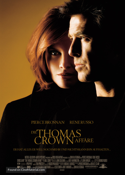 The Thomas Crown Affair - German Movie Poster