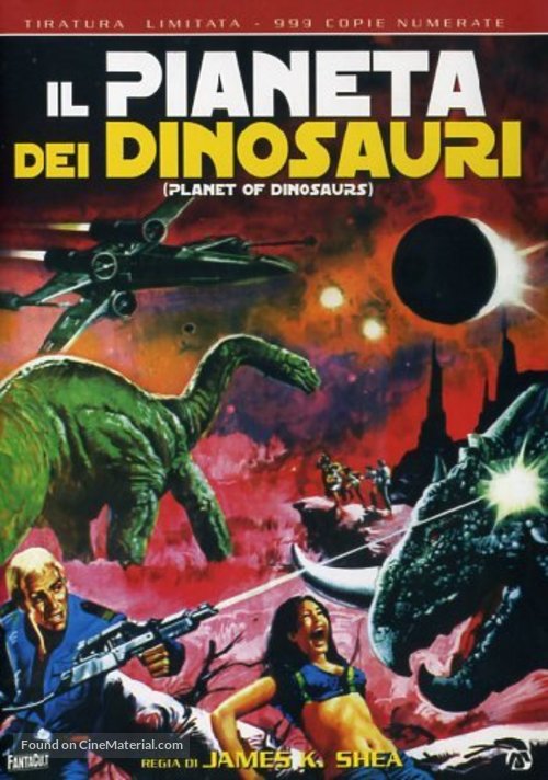 Planet of Dinosaurs - Italian DVD movie cover