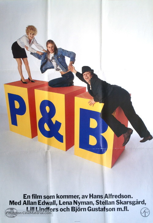 P &amp; B - Swedish Movie Poster
