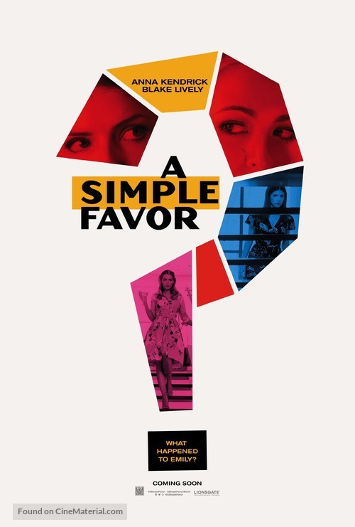 A Simple Favor - Movie Poster