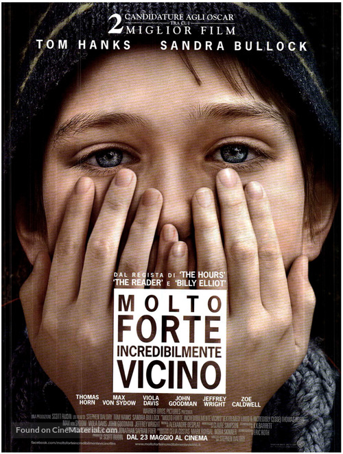 Extremely Loud &amp; Incredibly Close - Italian Movie Poster