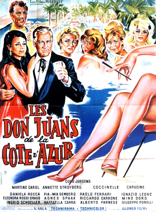 I don giovanni della Costa Azzurra - French Movie Poster