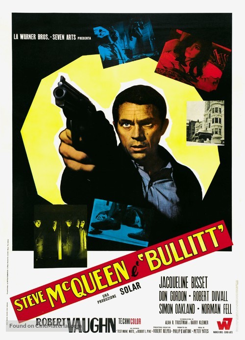 Bullitt - Italian Movie Poster