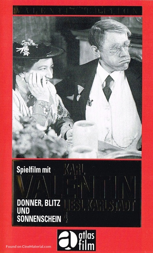 Donner, Blitz und Sonnenschein - German VHS movie cover