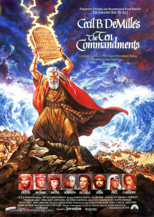 The Ten Commandments - Movie Poster