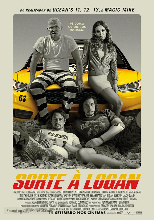 Logan Lucky - Portuguese Movie Poster