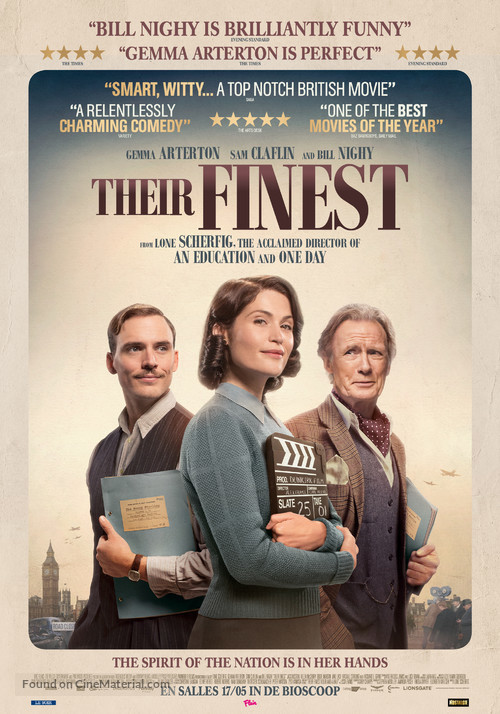 Their Finest - Belgian Movie Poster