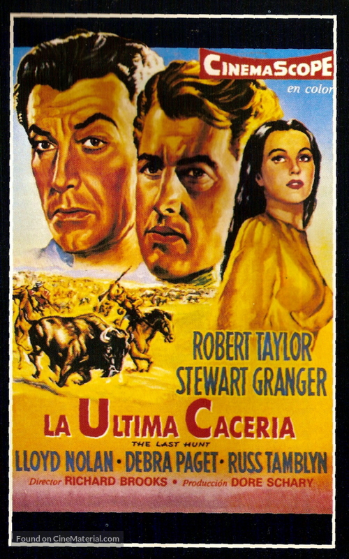 The Last Hunt - Spanish Movie Poster