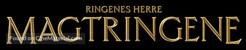 &quot;The Lord of the Rings: The Rings of Power&quot; - Danish Logo