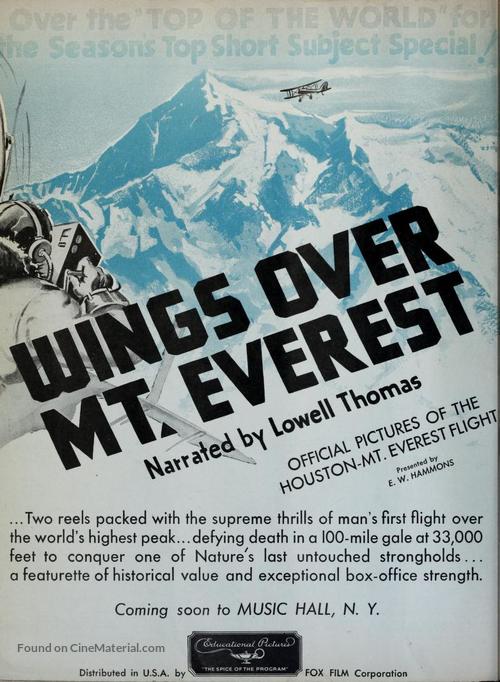 Wings Over Everest - Movie Poster