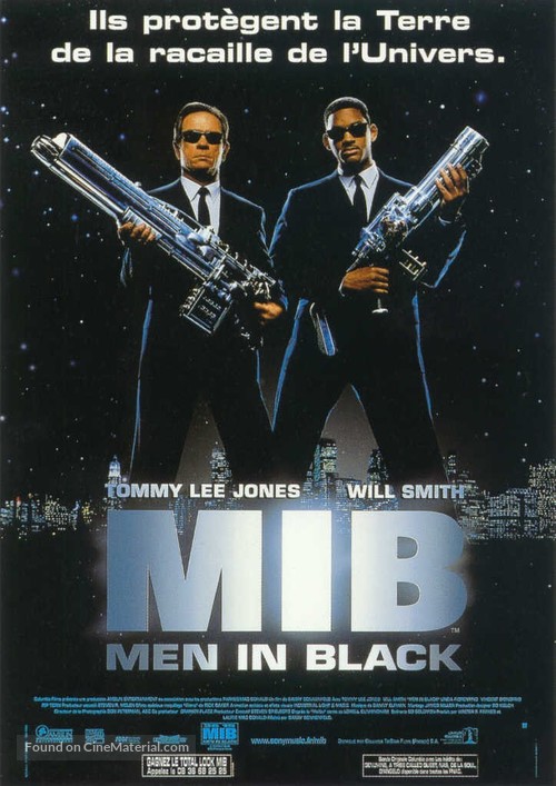 Men in Black - French Movie Poster