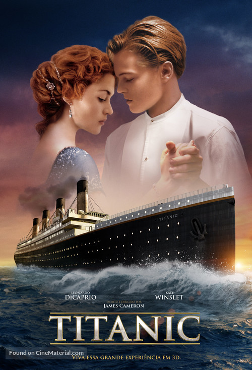Titanic - Brazilian Re-release movie poster
