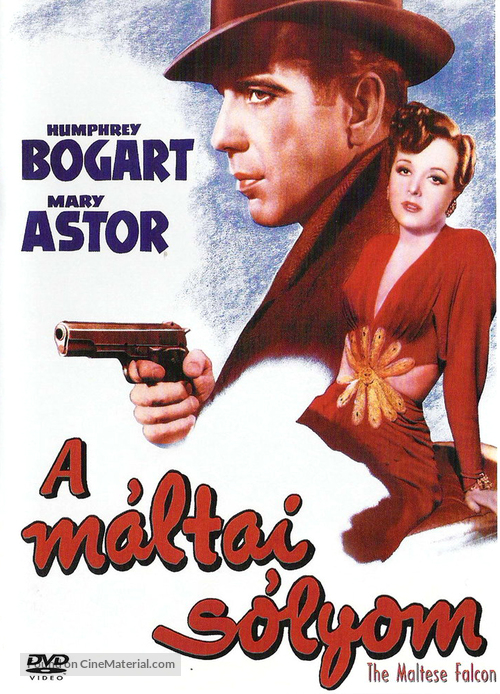 The Maltese Falcon - Hungarian DVD movie cover