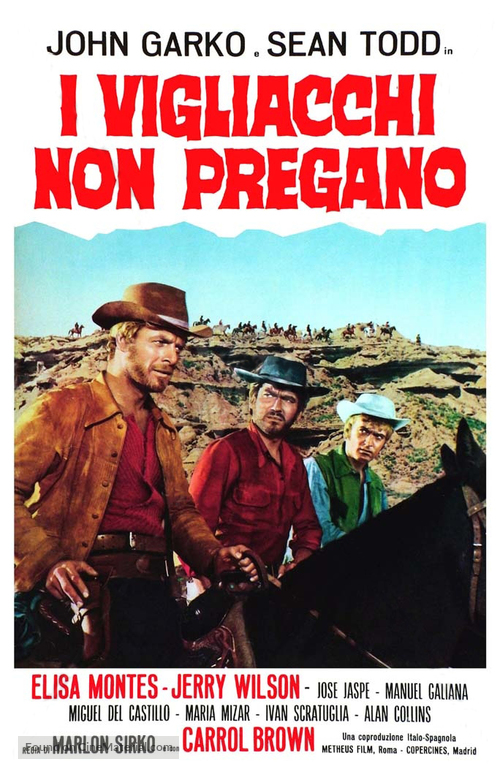 I vigliacchi non pregano - Italian Movie Poster