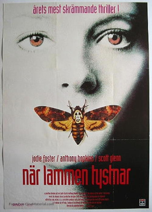 The Silence Of The Lambs - Swedish Movie Poster