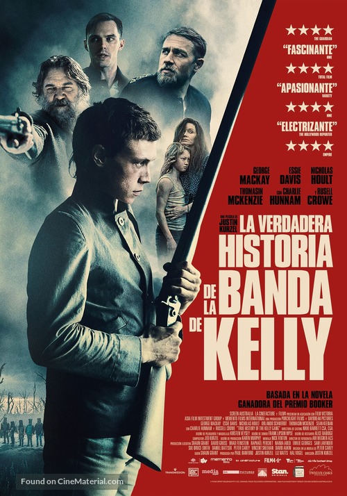 True History of the Kelly Gang - Spanish Movie Poster