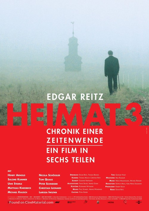 &quot;Heimat 3 - Chronik einer Zeitenwende&quot; - German poster