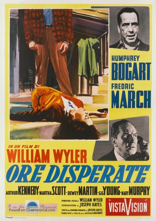 The Desperate Hours - Italian Movie Poster