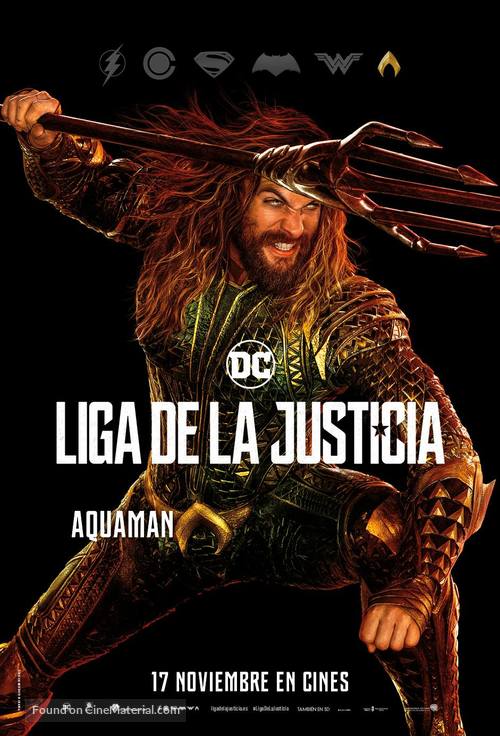 Justice League - Spanish Movie Poster