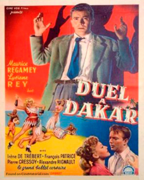 Duel &agrave; Dakar - Belgian Movie Poster