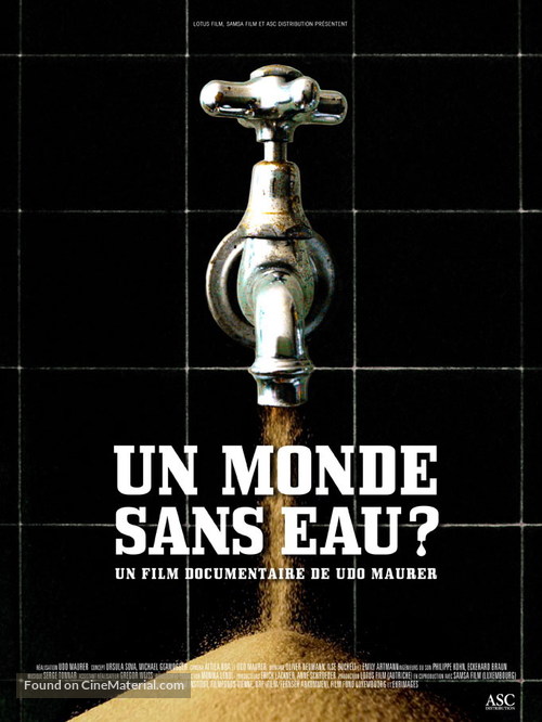 &Uuml;ber Wasser: Menschen und gelbe Kanister - French Movie Poster