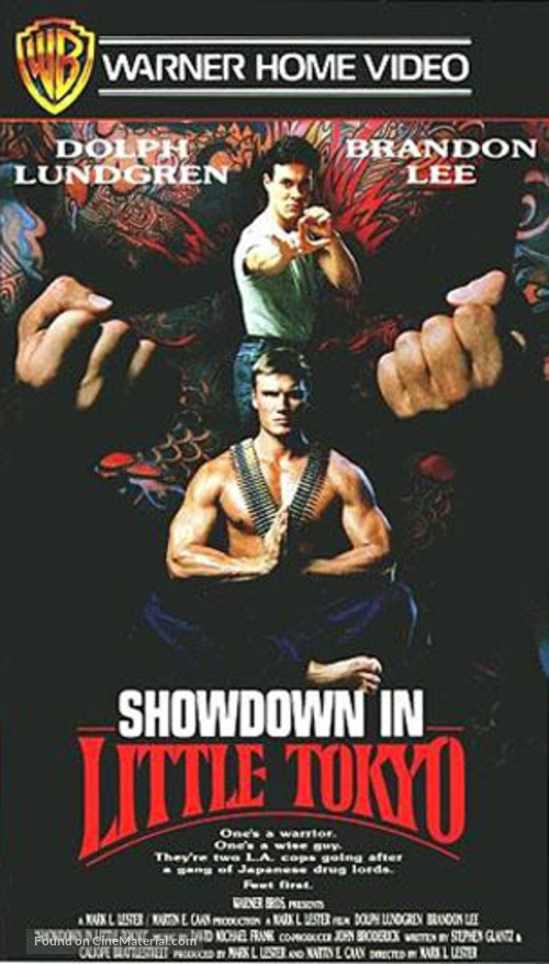 Showdown In Little Tokyo - Finnish VHS movie cover