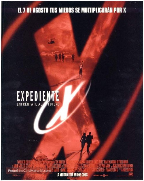 The X Files - Spanish Movie Poster